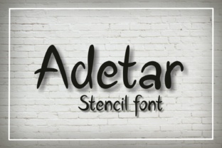 Adetar Stencil: A Versatile Font for Modern Design Needs