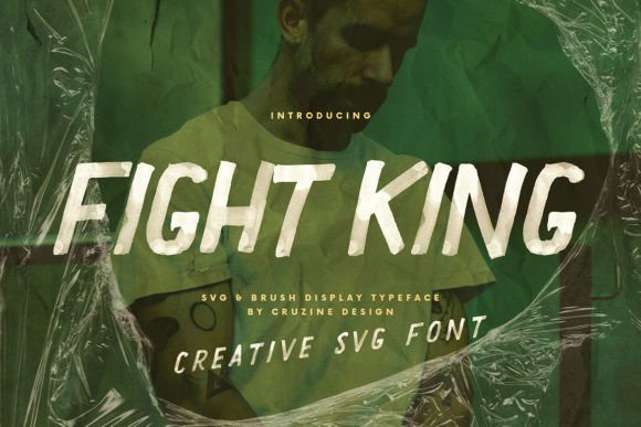 Fight King: A Bold Brush Font for Modern Branding and Design