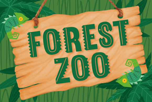 Forest Zoo: A Playful Font for Creative Projects