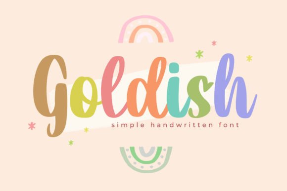 Goldish: A Playful and Versatile Script Font for Creative Projects