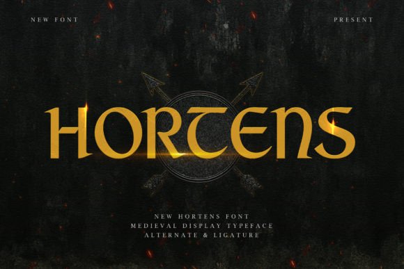 Hortens: A Medieval Font That Brings History to Your Designs