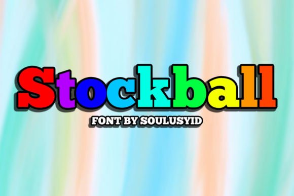 Introducing Stockball: A Modern Display Font for Bold Visual Impact