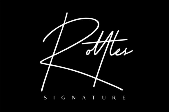 Rottles Signature: A Dynamic Duo Font for Creative and Professional Projects