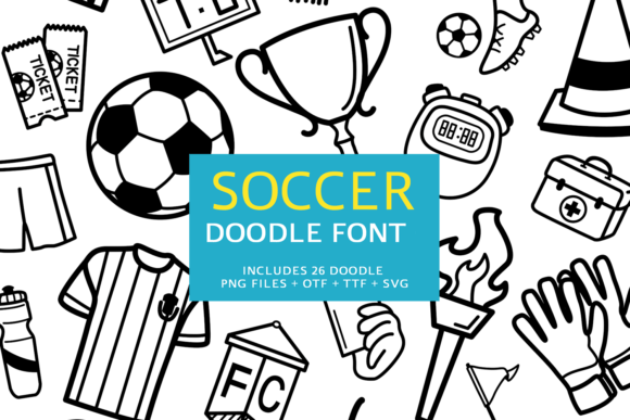Soccer Doodle: A Sporty and Playful Font for Creative Designs