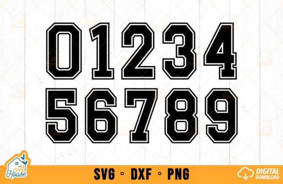 Sports Jersey Font Numbers SVG: A Versatile Design Resource for Creators and Enthusiasts