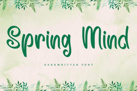 Spring Mind Font: A Versatile Script for Creative Projects
