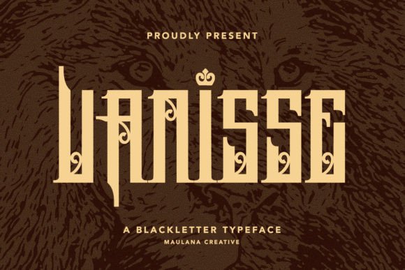 Vanisse: A Bold Blackletter Font for Design Projects