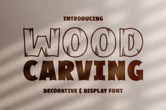 Wood Carving Meets Modern Typography
